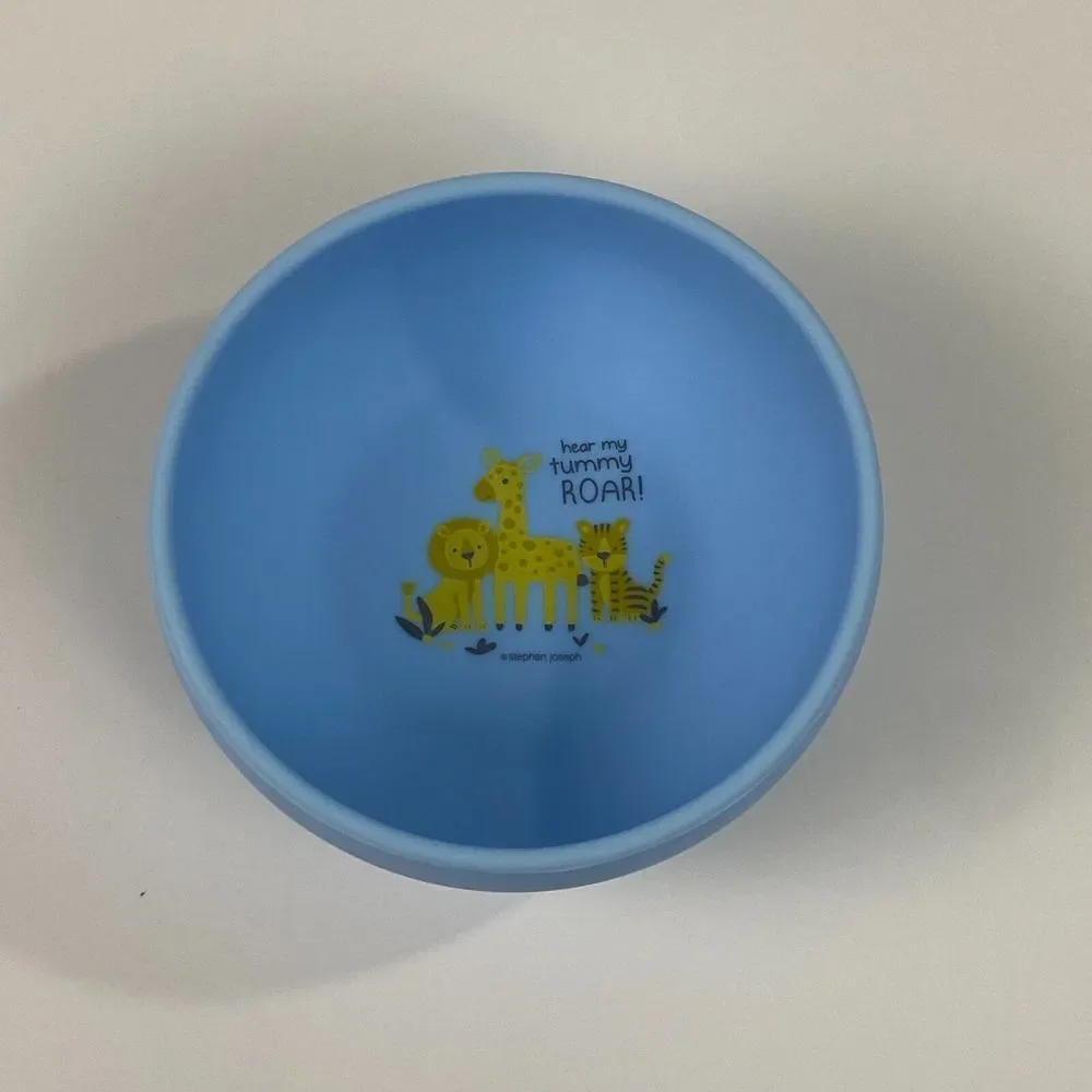 Stephen Joseph, Silicone Baby Bowls, Suction, Stay Put, 